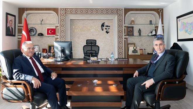 Büyükkılıç Kaymakam Abay’ı ziyaret etti