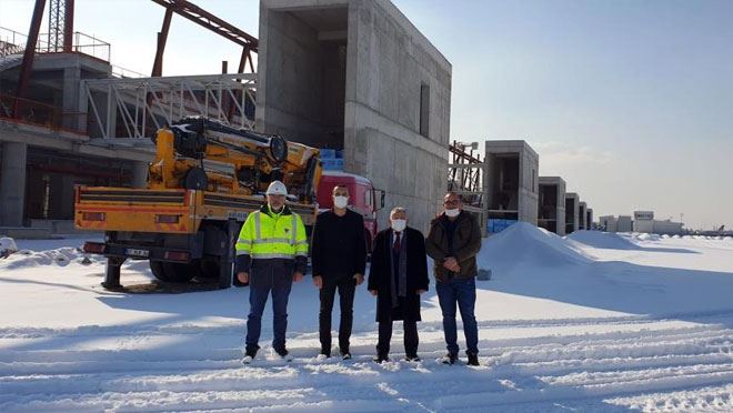 Başkan Büyükkılıç’tan Havalimanı incelemesi