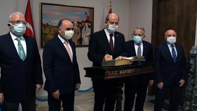 KKTC Cumhurbaşkanı Tatar Kayseri’de