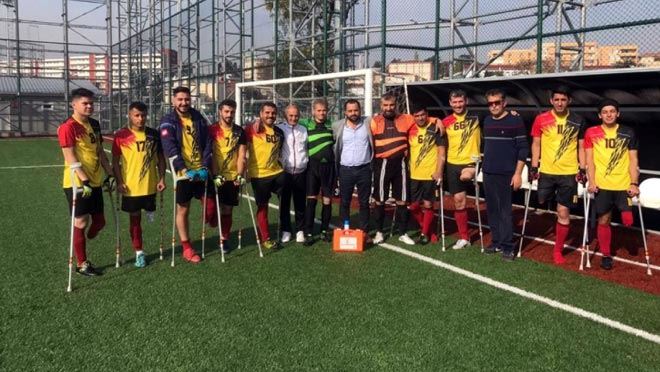 Melikgazi Belediyesi Ampute’den Farklı Galibiyet