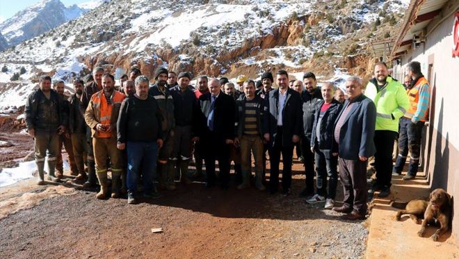 Başkan Öztürk maden işçilerini ziyaret etti