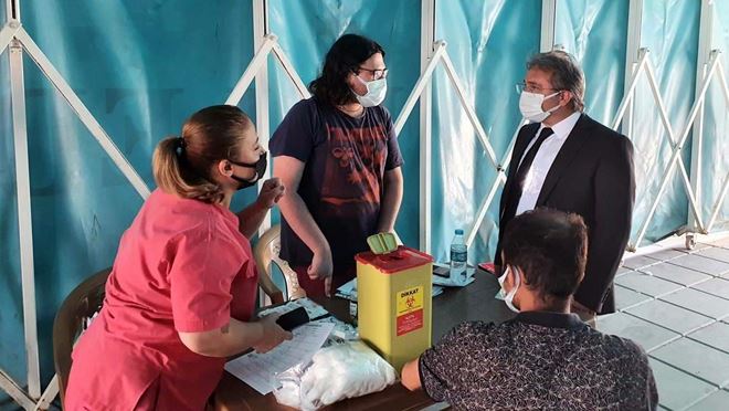 Taraftarlar için aşı çadırı kurulacak