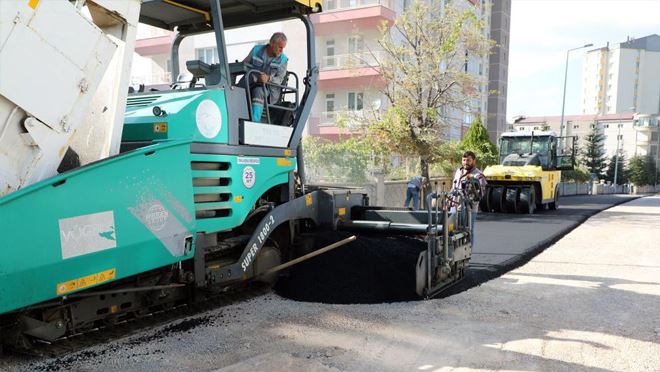 Talas’ta sonbahar asfaltı