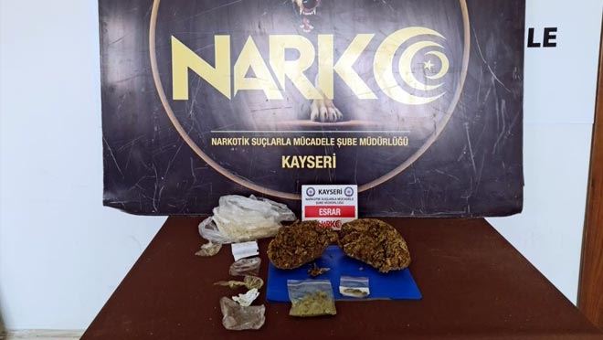 Batı illerine uyuşturucu sevkiyatı Kayseri polisine takıldı