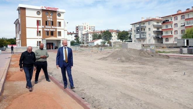 Başkan Çolakbayrakdar; “Yeşil alan ağırlıklı parklarla şehrin yeşil oranını artırıyoruz”