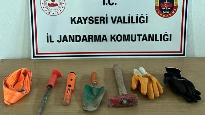 Kaçak kazı yapanlara suçüstü