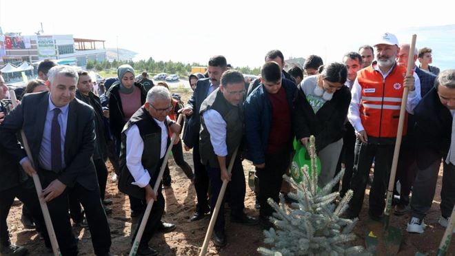 Kayseri’nin denizi ağaçlandırılıyor