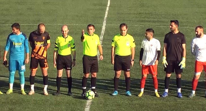 Aynı takım oyuncuları tartışınca maç yarıda kaldı