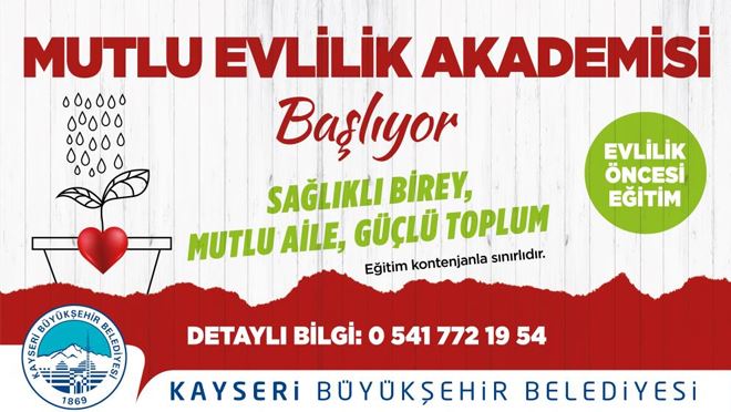 KAYMEK’ten 7’nci Mutlu Evlilik akademisi