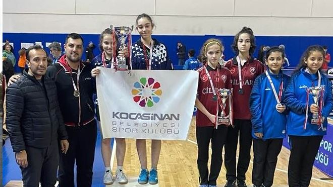 Kocasinan Masa Tenisi takımları, yine zirvede