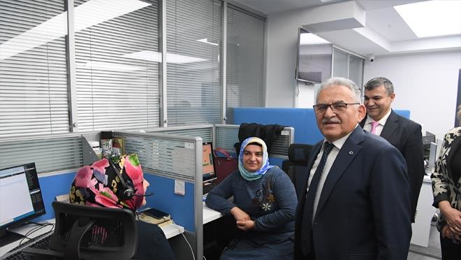    Büyükkılıç Alo 153 ve beyaz masa’yı ziyaret etti