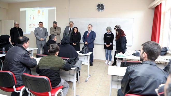 ERÜ Rektörü Altun, ERSEM’i ziyaret etti