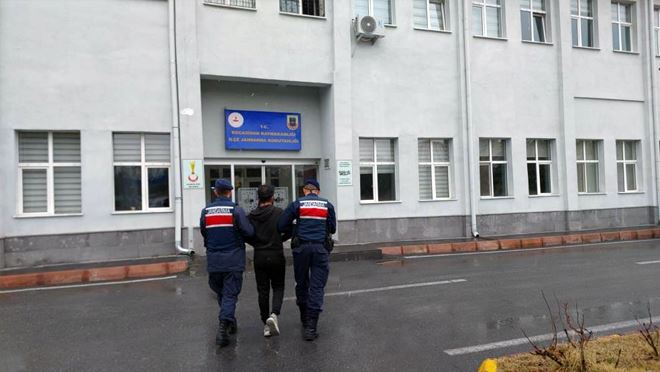 PKK üyesi şahıs Jandarmadan kaçamadı