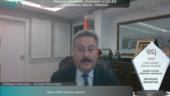  Melikgazi Anadolu’dan tek ödüle layık görülen ilçe oldu