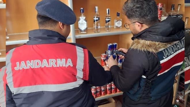 Belgesi olmadan alkol satışı yapan işletmelere operasyon