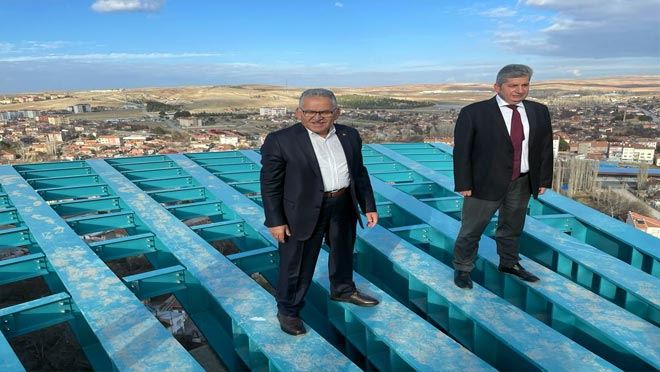 Başkan Büyükkılıç ‘Cam Seyir Terası’nı inceledi