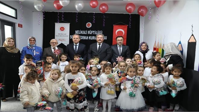  50. Yıl Dedeman 4-6 yaş Kur’an Kursu açıldı