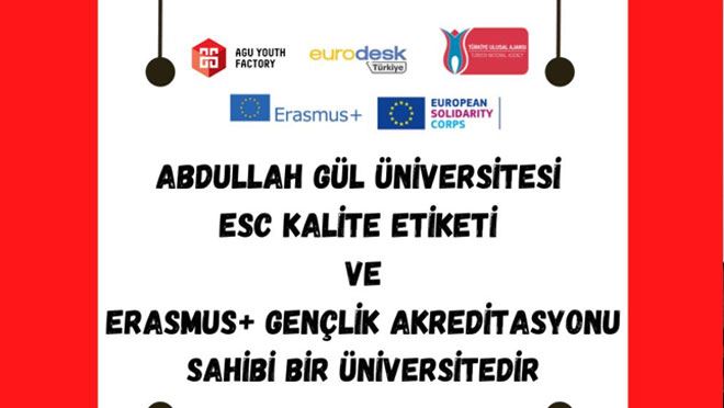 AGÜ, 3 Ayrı Kalite Sertifikası ve Erasmus+ Gençlik Akreditasyonu Sahibi Oldu
