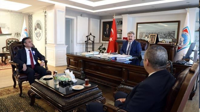 Palancıoğlu vergi dairesi heyetini ağırladı