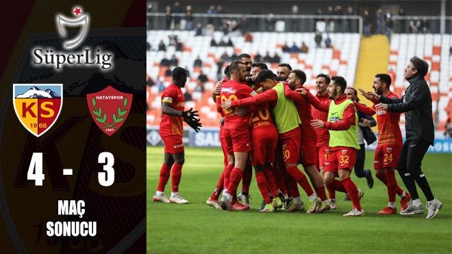 Gol düellosunu kazanan Kayserispor