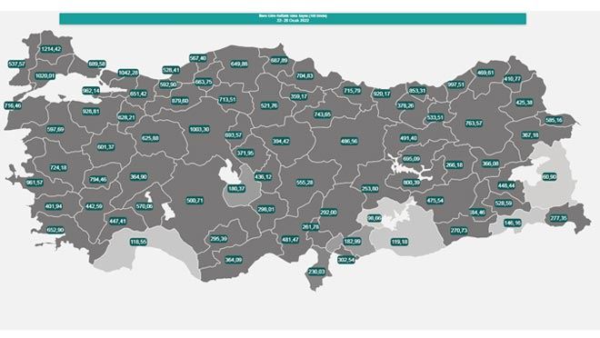 Vaka sayıları yükselişte