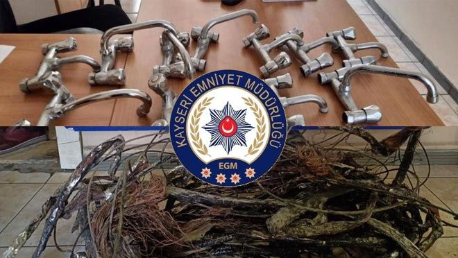 6 günde 52 faili meçhul hırsızlık olayı aydınlatıldı