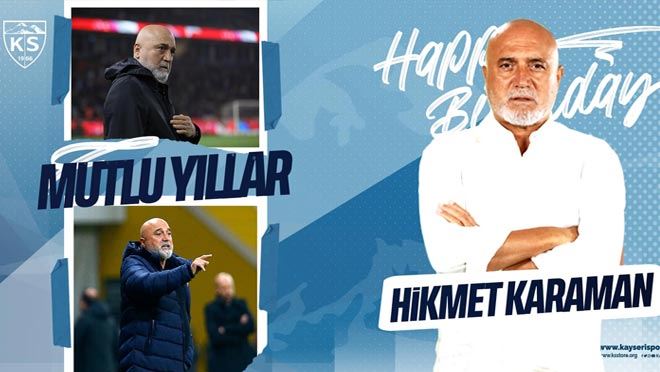 Karaman doğum gününde konuştu