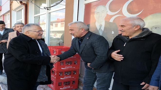 Sarıoğlan’da ‘cumhur ittifakı’ ziyareti