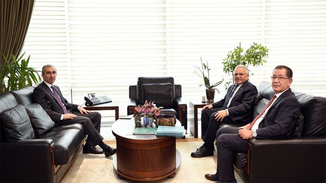 Başkan Büyükkılıç DSİ yönetimi ile görüştü