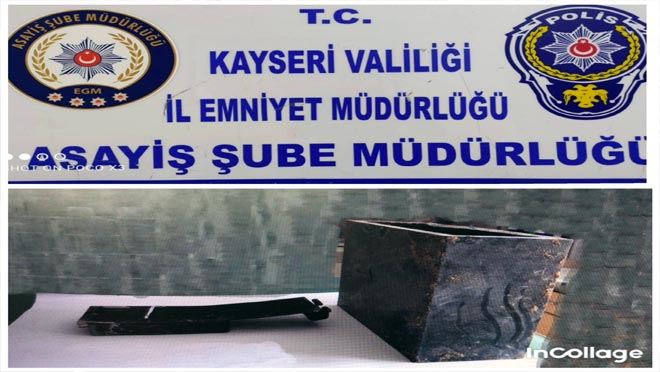 61 bin euro’luk çalıntı kasa bulundu