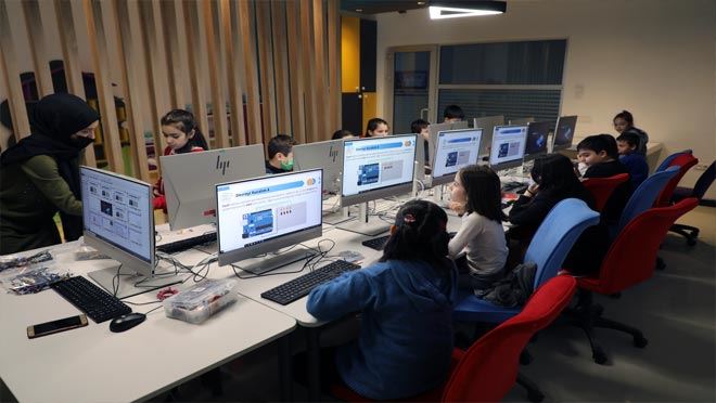 Melikgazi’den robotik kodlama kursu