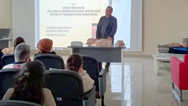 Acil çağrı merkezi’ne ilkyardım eğitimi
