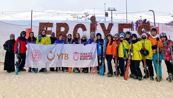 Erciyes Kıbrıslı gençleri ağırladı