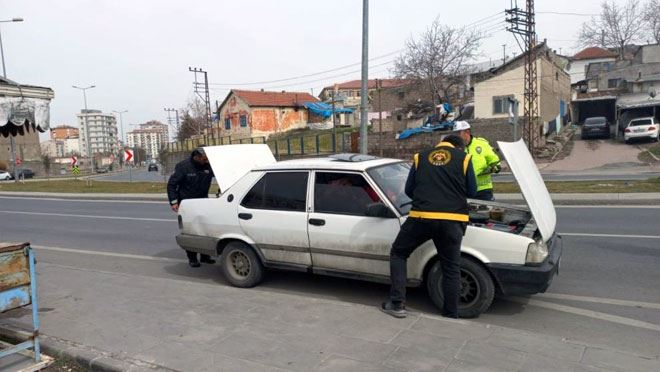Oto hırsızlığının önlenmesi için uygulama yapıldı