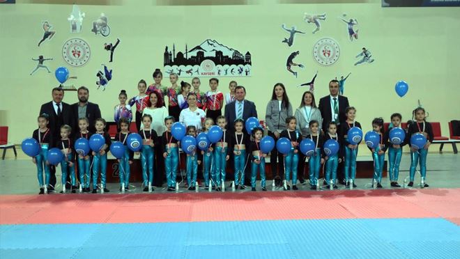 Artistik Cimnastik İl birinciliği tamamlandı