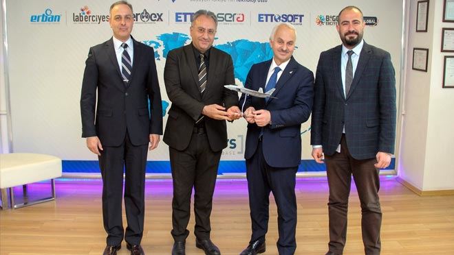 Tusaş Gen. Müd. Kotil Erciyes Teknopark’ı ziyaret etti