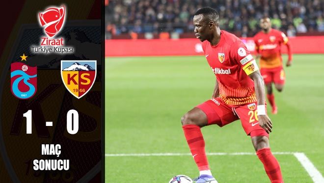 Kayseri Kupada işi zora soktu