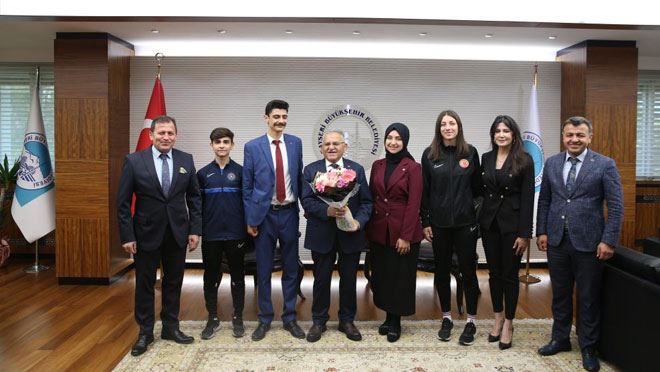 Başkan Büyükkılıç’a Gençlik Haftası ve Sosyal Güvenlik Haftası ziyaretleri