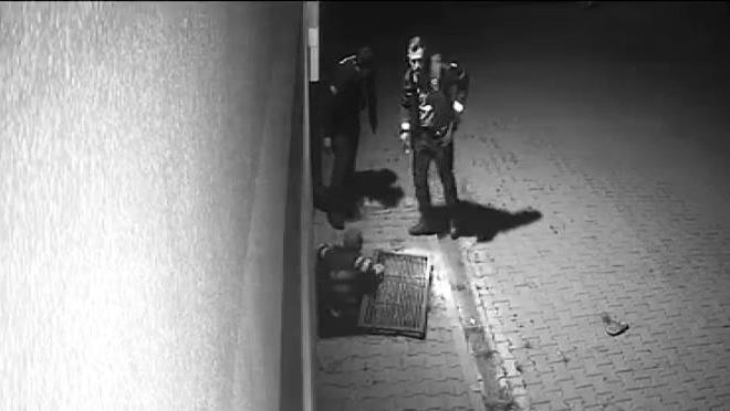 Mazgalı kaldırdı, bekçilerle karşılaştı