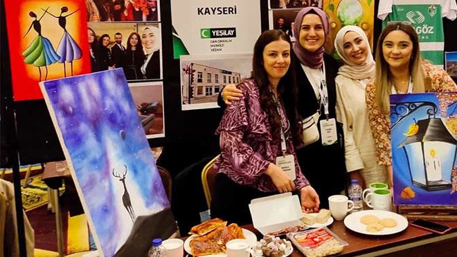 Kaymek, Erdoğan’ın da Katıldığı Sempozyumda Sergi Açtı