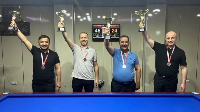 Bilardo Turnuvası tamamlandı