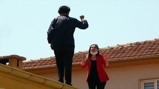 Orta Okul öğrencisi yürekleri ağıza getirdi