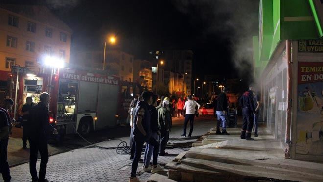 Eski çalışan girdiği marketi önce soydu sonra yaktı  