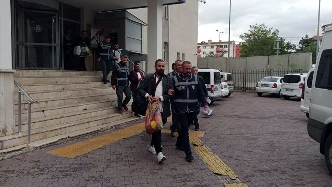 16 kişi adalete teslim edildi