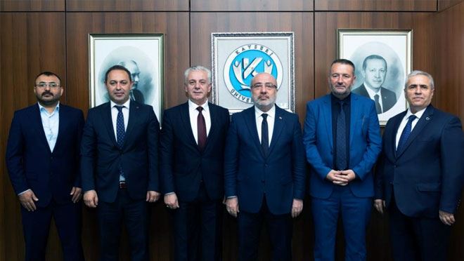 Makedonya Uluslararası Vizyon Üniversitesi’nden KAYÜ Rektörüne ziyaret