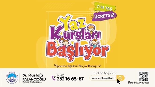 Melmek yaz kurs kayıtları başladı