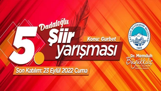 Şiir Yarışması’nda tema ‘Dadaloğlu’ olacak