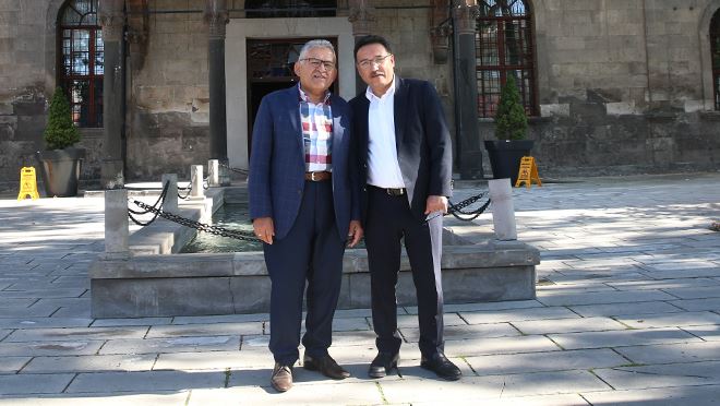 Başkan Büyükkılıç’tan Vali Çiçek’e Milli Mücadele Müzesi’nde Brifing