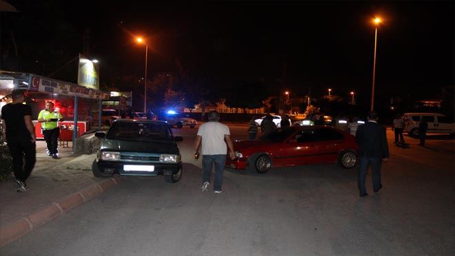 Drift yapıp, ortalığı birbirine kattı