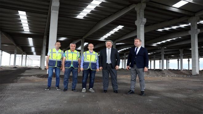 Yeni yapılan hangarlar ihracatın önünü açacak